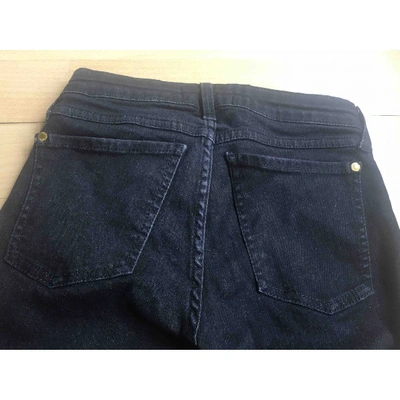 Pre-owned Manoush Slim Jeans In Black
