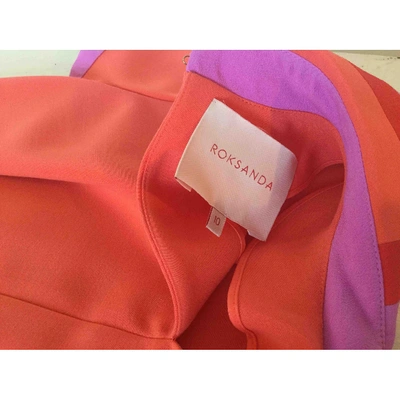 Pre-owned Roksanda Mini Dress In Orange
