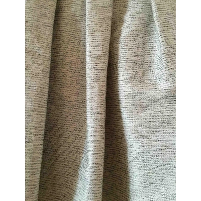 Pre-owned Dior Silk Skirt In Silver