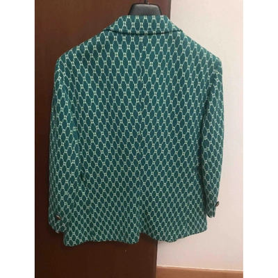 Pre-owned Tagliatore Short Vest In Green