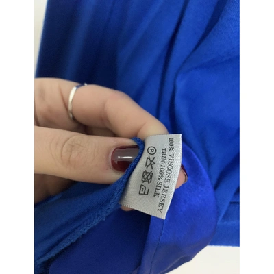 Pre-owned Preen Mid-length Dress In Blue