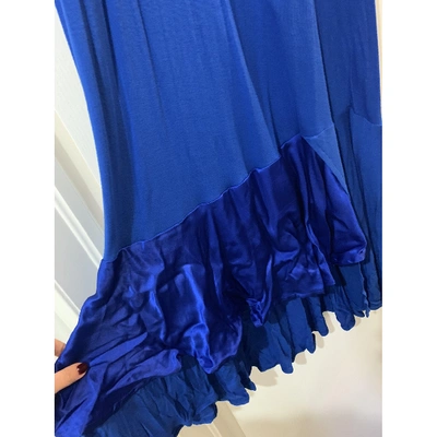 Pre-owned Preen Mid-length Dress In Blue