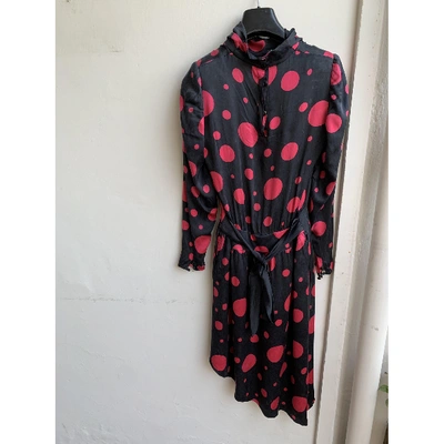 Pre-owned Valentino Silk Mid-length Dress In Other