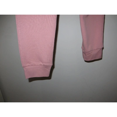 Pre-owned Moschino Slim Pants In Pink