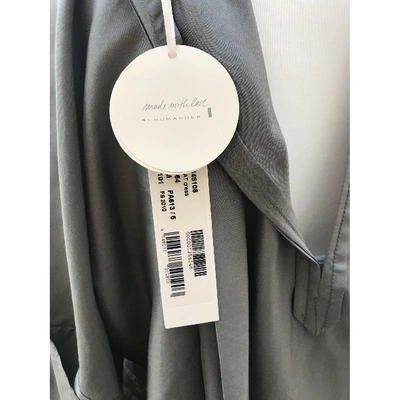 Pre-owned Schumacher Grey Silk Dress