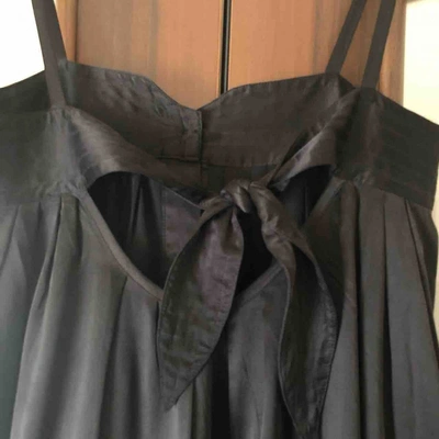 Pre-owned Hoss Intropia Silk Jumpsuit In Black
