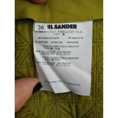 Pre-owned Jil Sander Trousers In Green