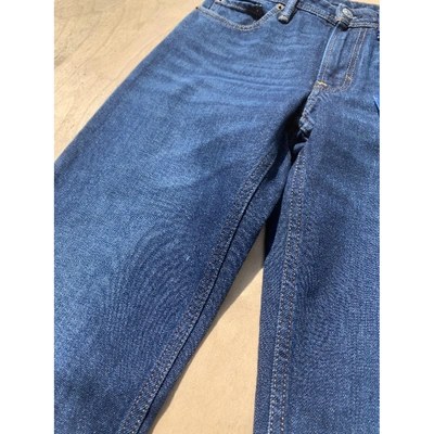 Pre-owned Acne Studios Blå Konst Straight Jeans In Blue