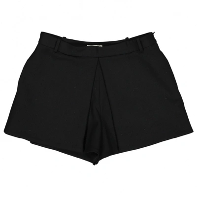 Pre-owned Balenciaga Black Wool Shorts