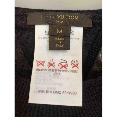 Pre-owned Louis Vuitton Black Cashmere  Top