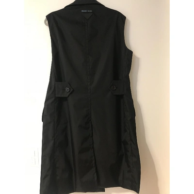 Pre-owned Prada Cardi Coat In Black