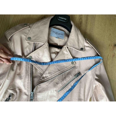 Pre-owned Walter Baker Leather Jacket In Pink