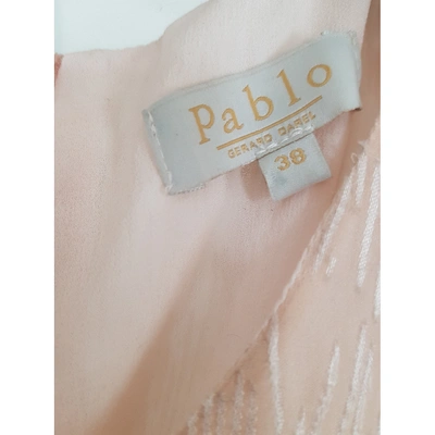 Pre-owned Pablo Mid-length Dress In Pink
