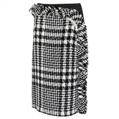 Pre-owned Simone Rocha Wool Mid-length Skirt In Black