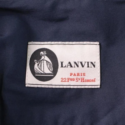 Pre-owned Lanvin Blue Cotton Top