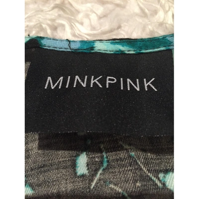 Pre-owned Minkpink Mini Dress In Multicolour