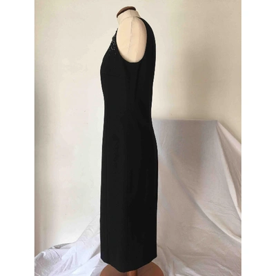 Pre-owned Akris Punto Mid-length Dress In Black