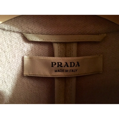 Pre-owned Prada Wool Coat In Other
