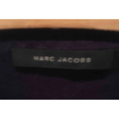 Pre-owned Marc Jacobs Wool Cardigan In Purple