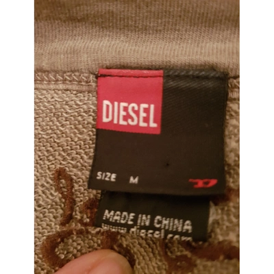 Pre-owned Diesel Short Waistcoat In Beige