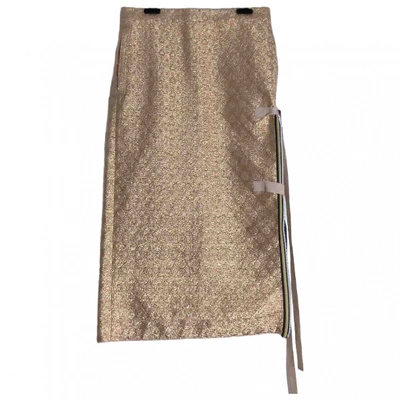 Pre-owned N°21 Mid-length Skirt In Beige