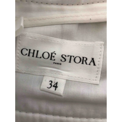 Pre-owned Chloé Stora Straight Pants In Multicolour