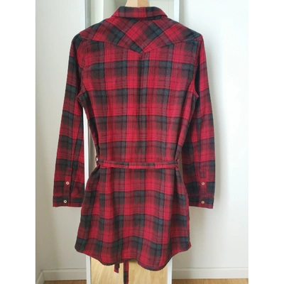 Pre-owned Diesel Red Cotton  Top