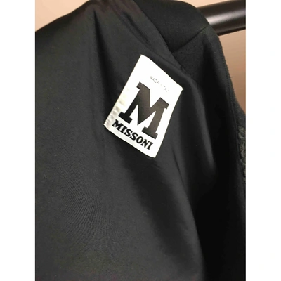 Pre-owned M Missoni Black Wool Coat