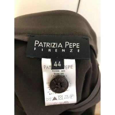 Pre-owned Patrizia Pepe Wool Skirt Suit In Brown