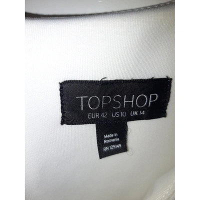 Pre-owned Topshop Tophop  White  Top