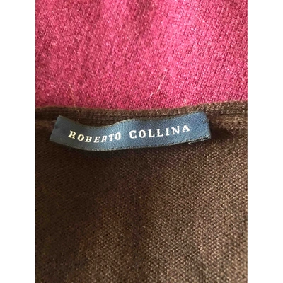 Pre-owned Roberto Collina Cashmere Jumper In Brown