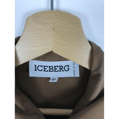Pre-owned Iceberg Mid-length Dress In Brown