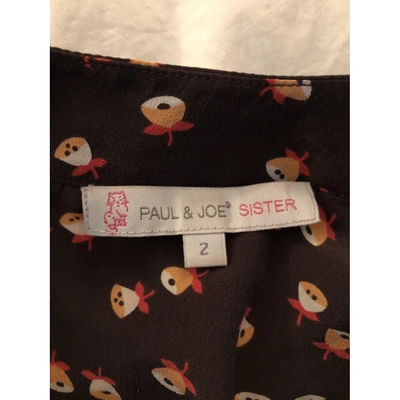 Pre-owned Paul & Joe Sister Silk Blouse In Brown