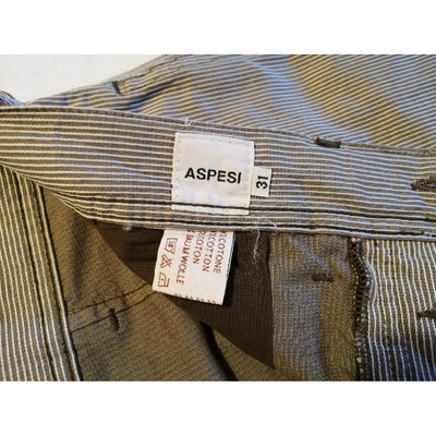 Pre-owned Aspesi Black Cotton Shorts