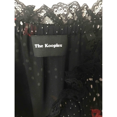 Pre-owned The Kooples Mid-length Dress In Black