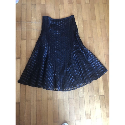 Pre-owned French Connection Mid-length Skirt In Black