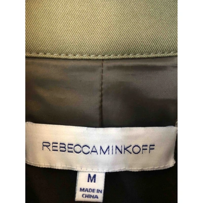 Pre-owned Rebecca Minkoff Khaki Cotton Coat