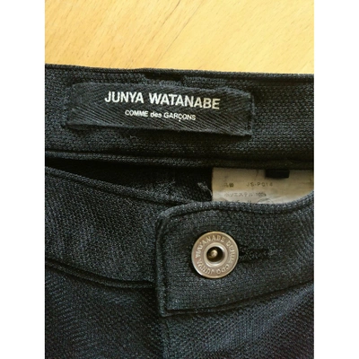 Pre-owned Junya Watanabe Slim Pants In Black