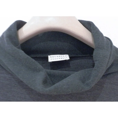 Pre-owned Brunello Cucinelli Wool Knitwear In Anthracite