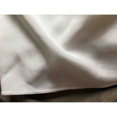 Pre-owned Alexis Mabille White Synthetic Top