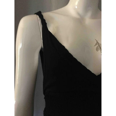 Pre-owned Maje Mid-length Dress In Black