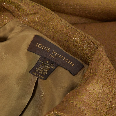 Pre-owned Louis Vuitton Wool Blazer In Green