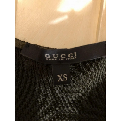 Pre-owned Gucci Mid-length Dress In Green