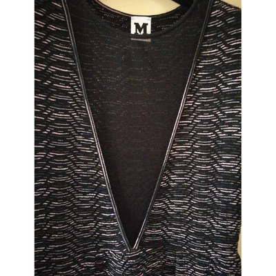 Pre-owned M Missoni Mid-length Dress In Black