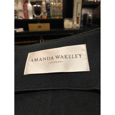 Pre-owned Amanda Wakeley Green Wool Jacket