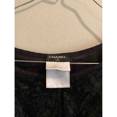 Pre-owned Chanel Black Cotton  Top