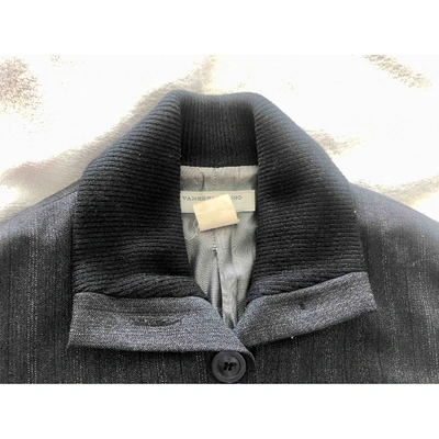 VANESSA BRUNO Pre-owned Wool Short Waistcoat In Anthracite