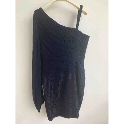 Pre-owned Genny Mid-length Dress In Blue