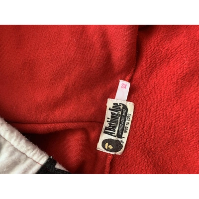 Pre-owned A Bathing Ape Red Cotton Jacket