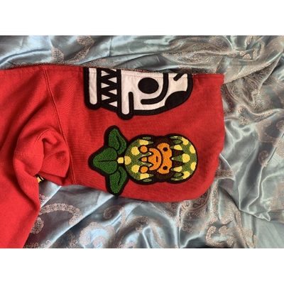 Pre-owned A Bathing Ape Red Cotton Jacket